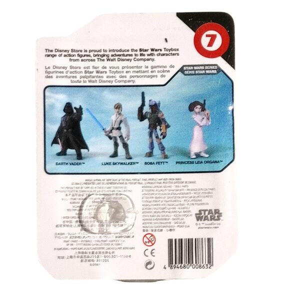 Disney Star Wars Toy Box Princess Leia Organa Figurine Mini Action Figure NEW - Picture 2 of 2